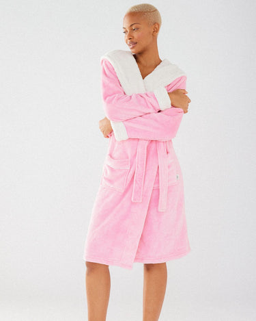 Pink Fluffy Dressing Gown